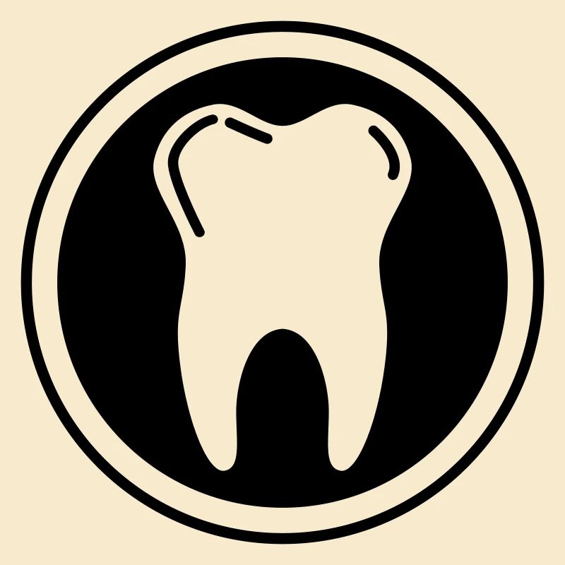 Symbole de l’icône de dent