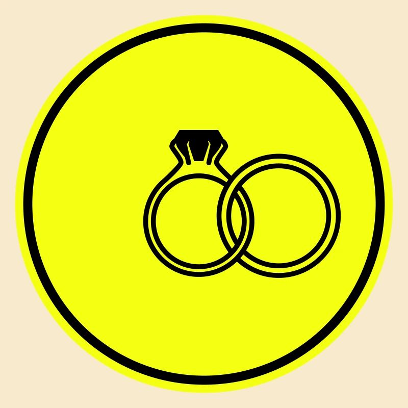 Wedding rings symbol