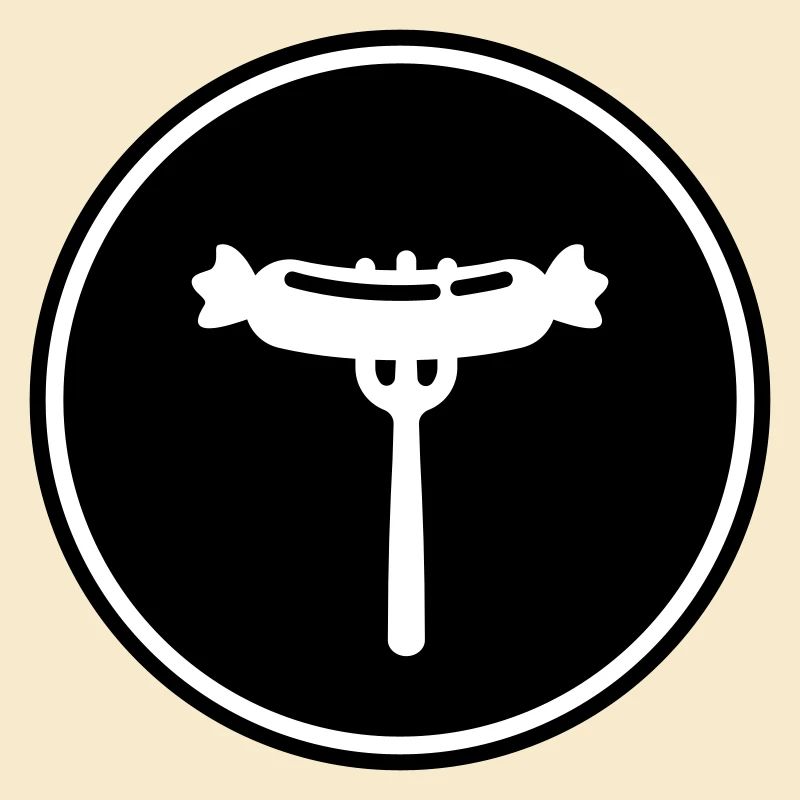 Bratwurst meat icon