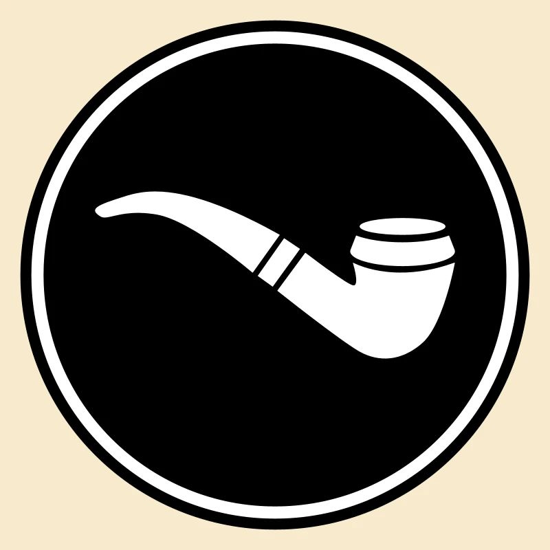 Smoking a pipe