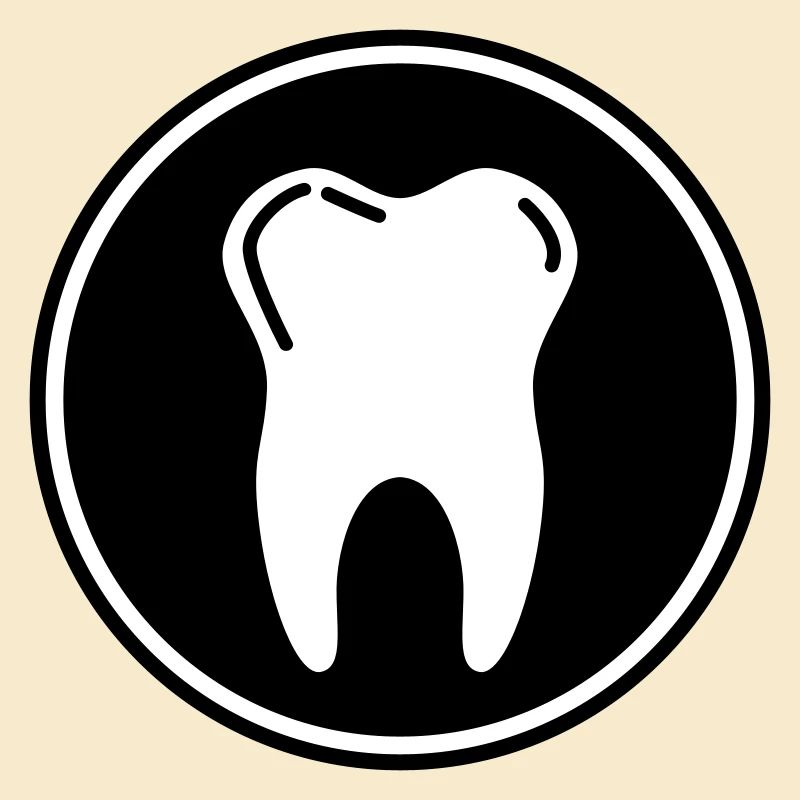 Symbole d'icône de dent