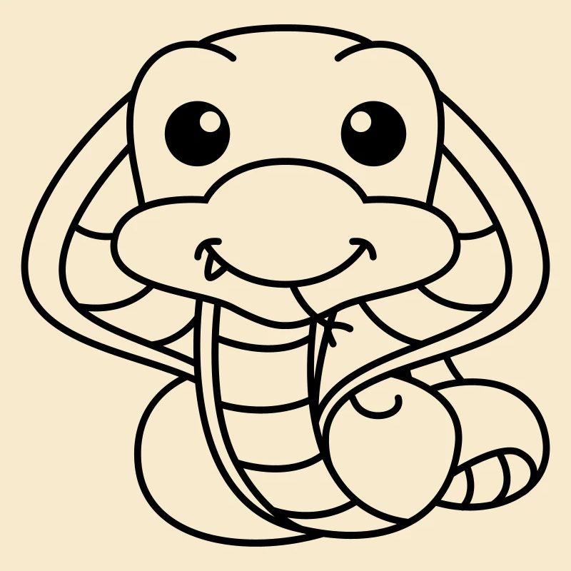 Serpent Cobra Comic Animal