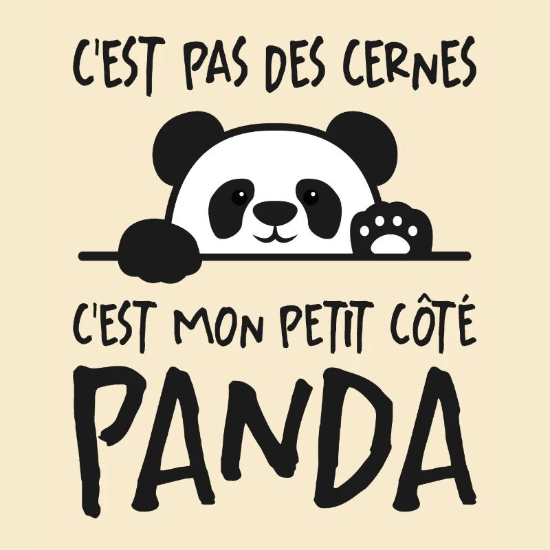 C'est Pas Des Cernes Citation Idée Cadeau Panda