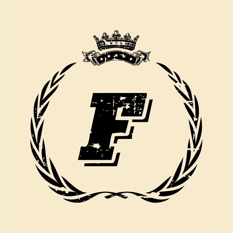 F Buchstabe Kranz
