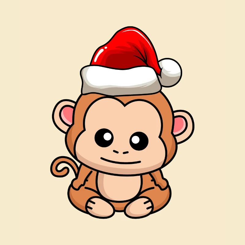 Monkey Comic Christmas