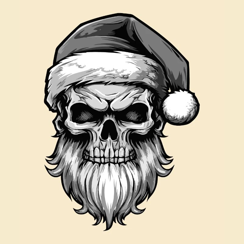 Santa Claus Skull