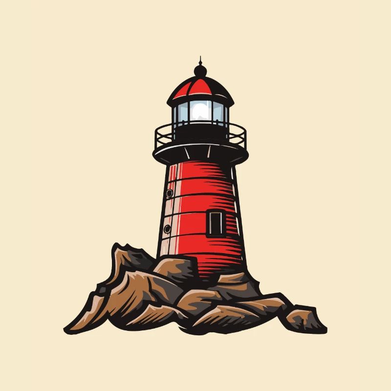 Leuchtturm Symbol