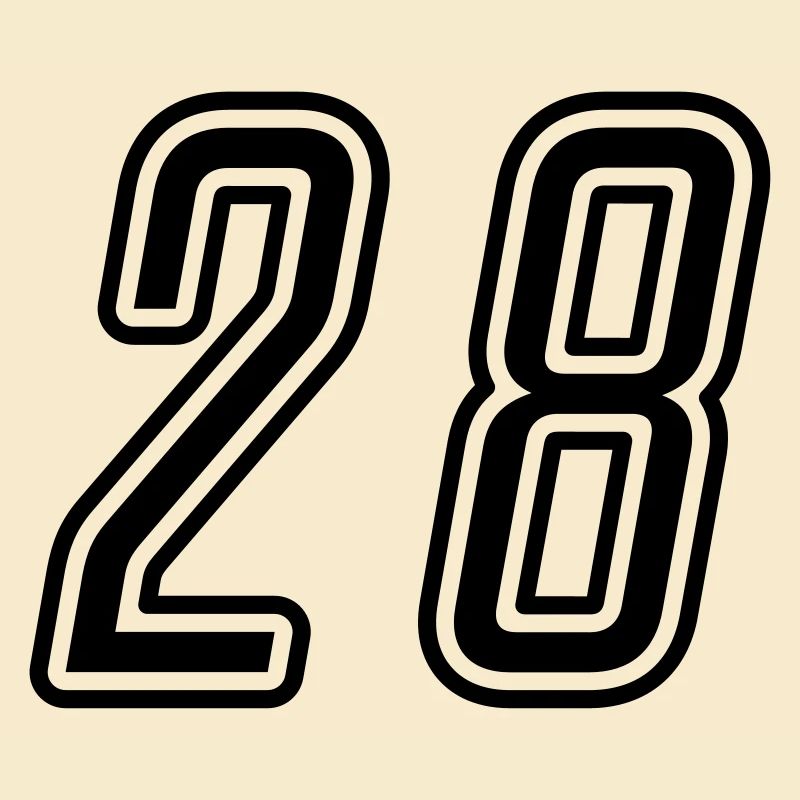 28 Zahl nummer