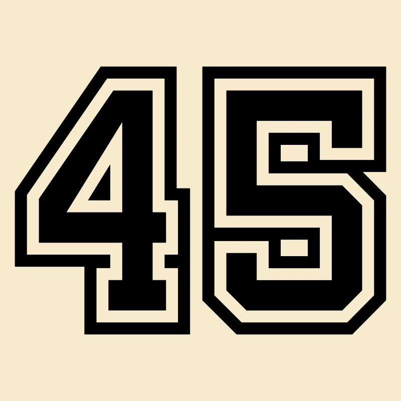 45 number symbol