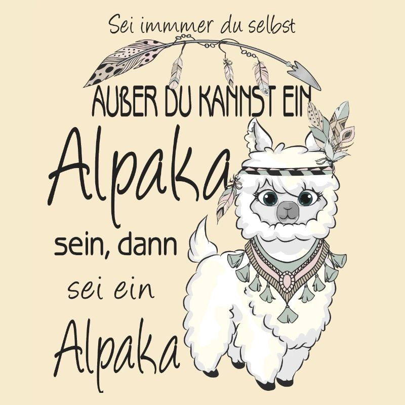 Alpaka Sei immer du selbst