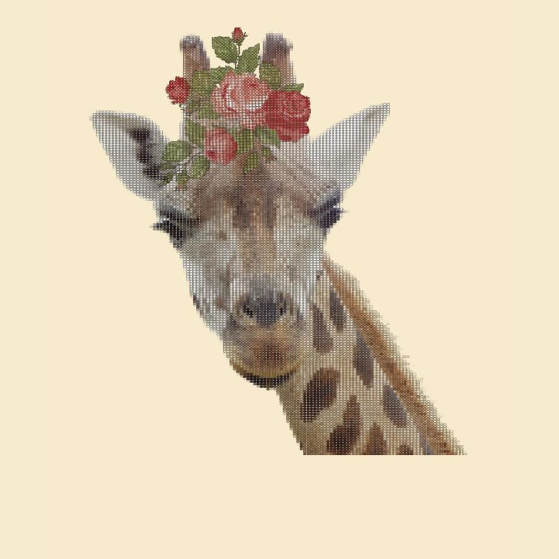 Conception de pixels girafes