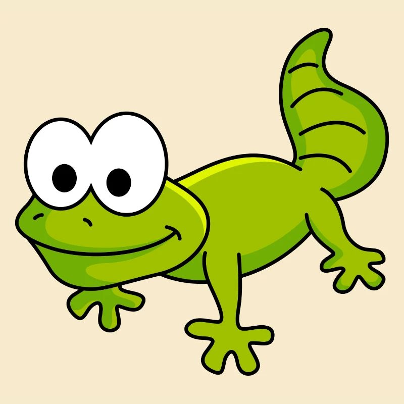 Gecko Comic Animal
