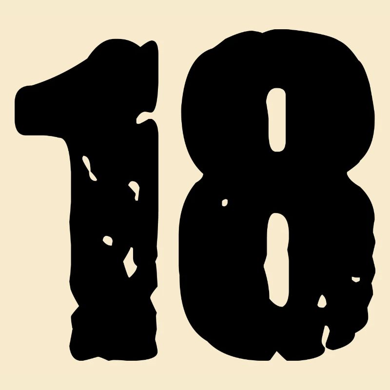 18 number jersey