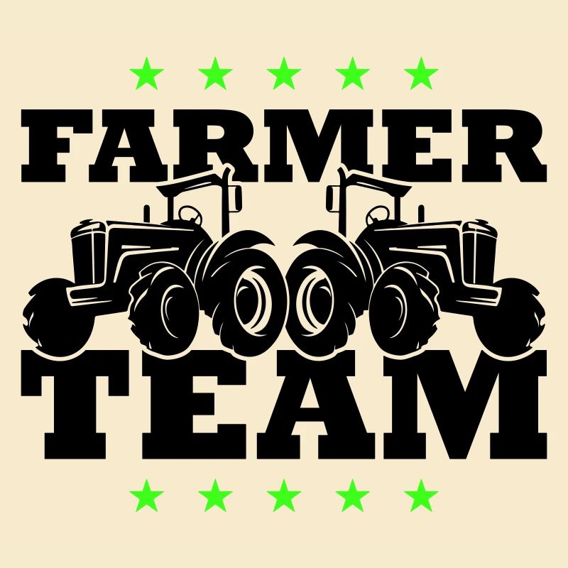 Tractor Farmer Farmer Team
