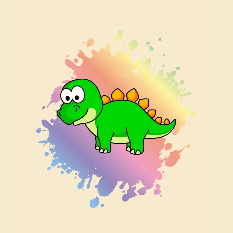 Dinosaur stegosaurus Comic