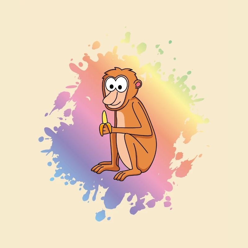 Monkey comic animal