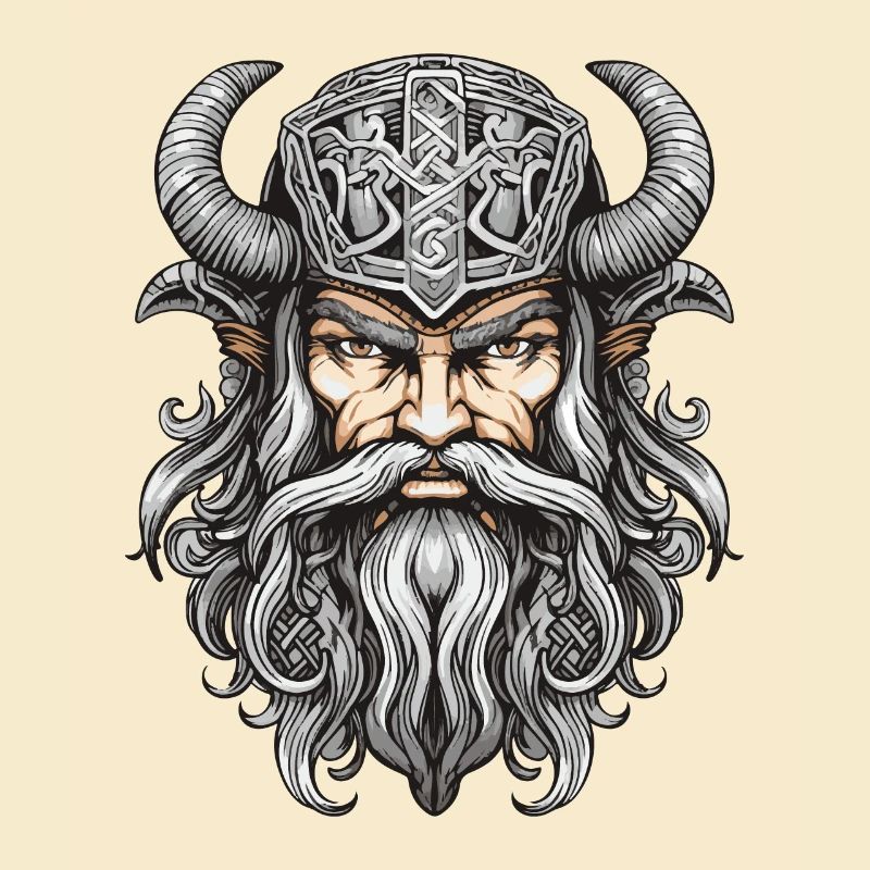 Wikinger Krieger Valhalla Odin