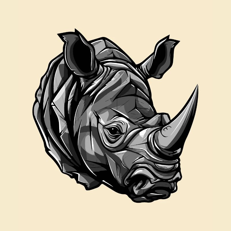 Nashorn Kopf