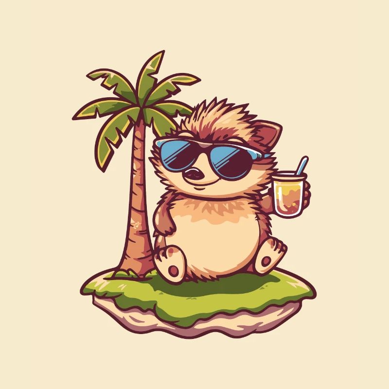Igel Sommer Strand Urlaub