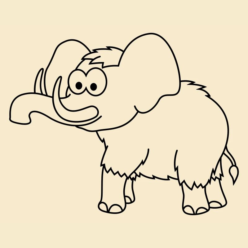 Mammoth Comic Animal