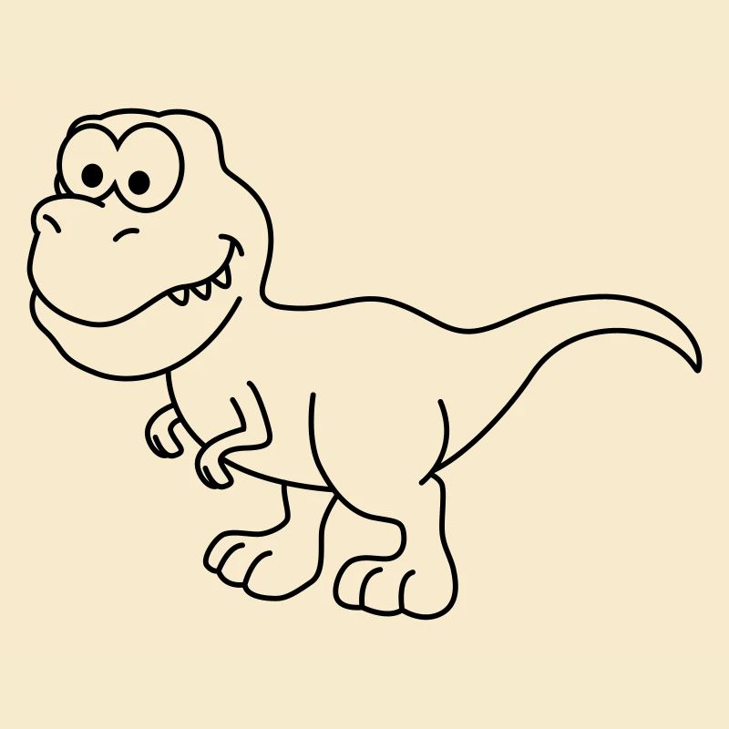 Dinosaurier T-Rex Comic