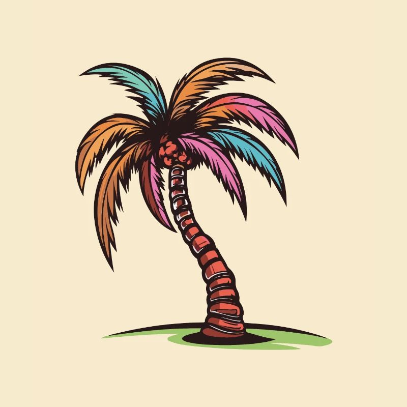 Palm Tree Holiday Icon