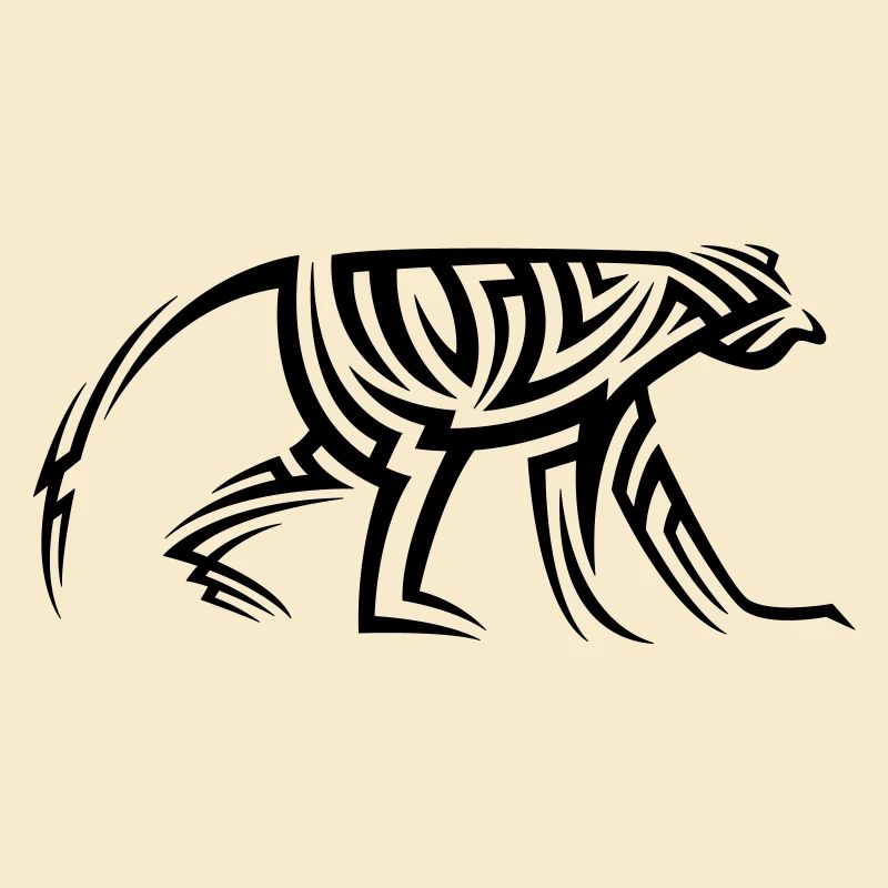 Monkey Tribal Tattoo