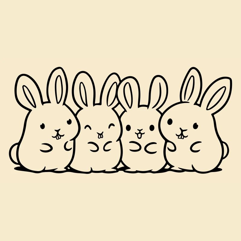 Bunnies Team Cute