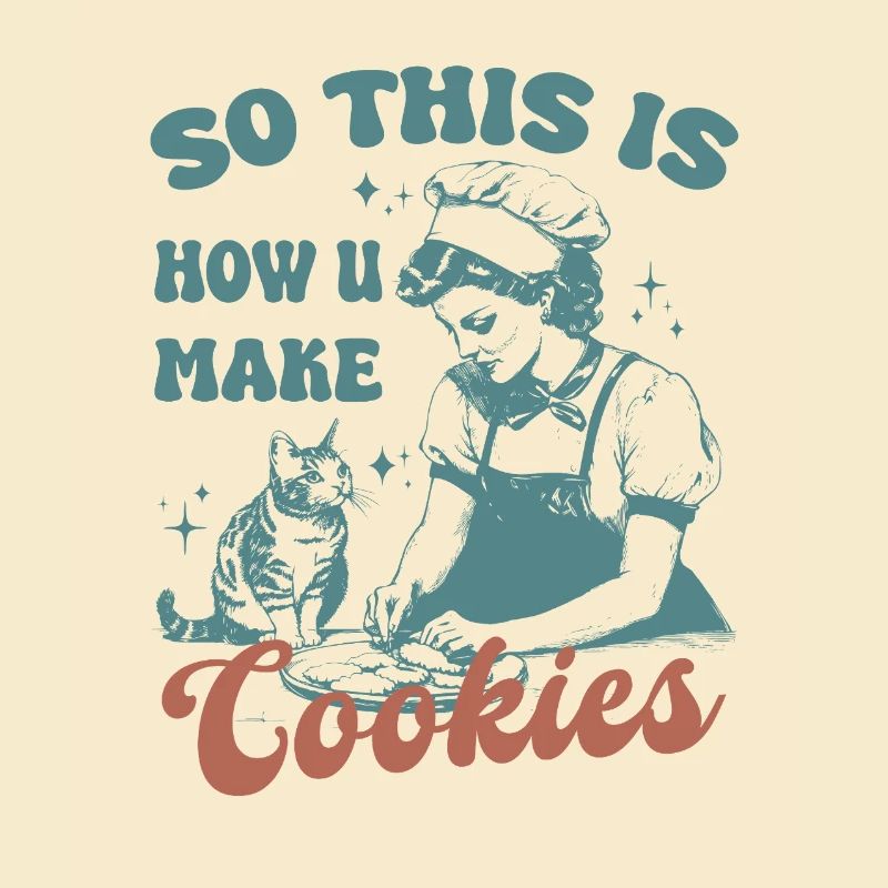 C’est donc comme ça que vous faites des biscuits chat mignon