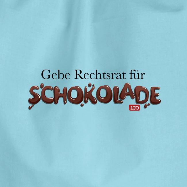 Gebe Rechtsrat für Schokolade