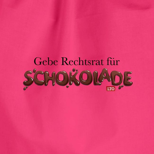 Gebe Rechtsrat für Schokolade