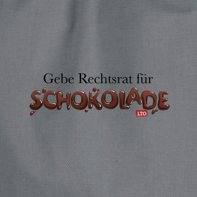 Gebe Rechtsrat für Schokolade