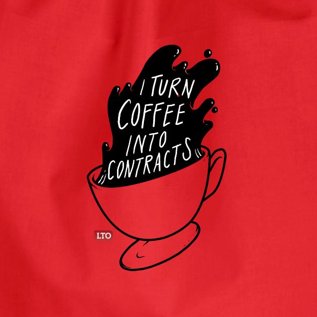 I turn coffee into contracts