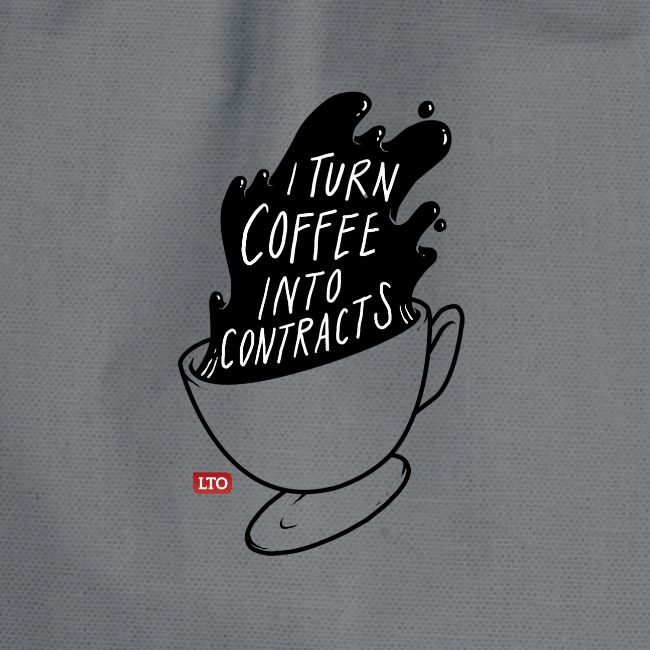 I turn coffee into contracts