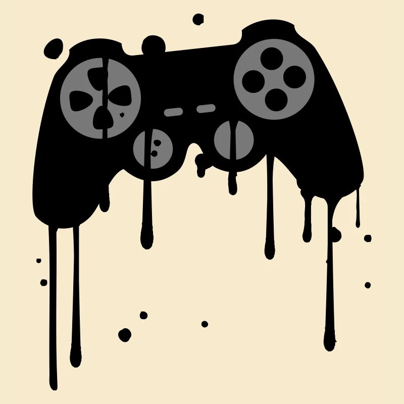 controller graffiti tropfen klex farbe spritzer