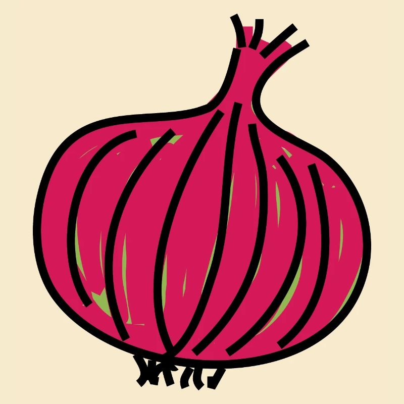 Red Onion Doodle
