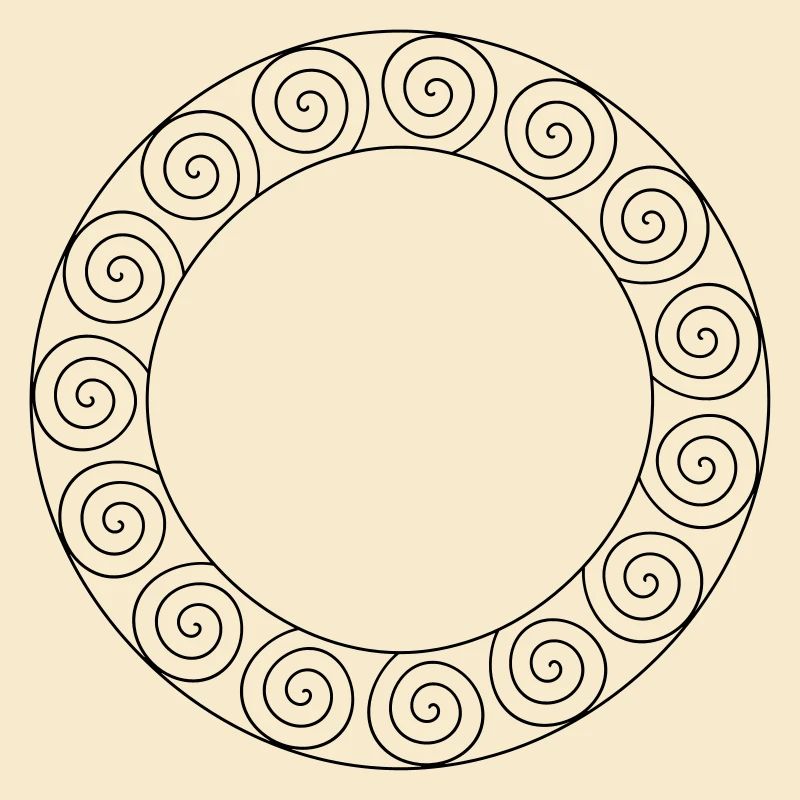 Rahmen Maya Keltisch eigenes Design
