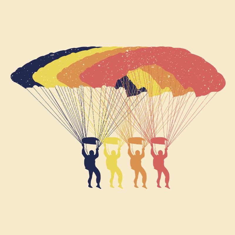 Couleur de parachutisme parachutisme