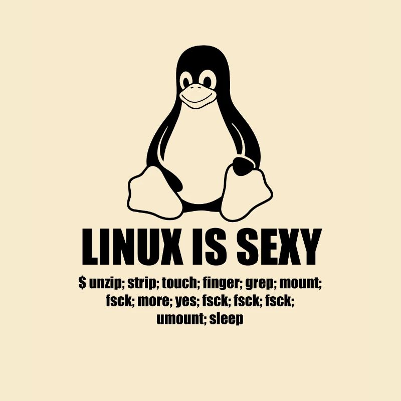 Linux Root SUDO Unix Shell Sexy cadeau drôle