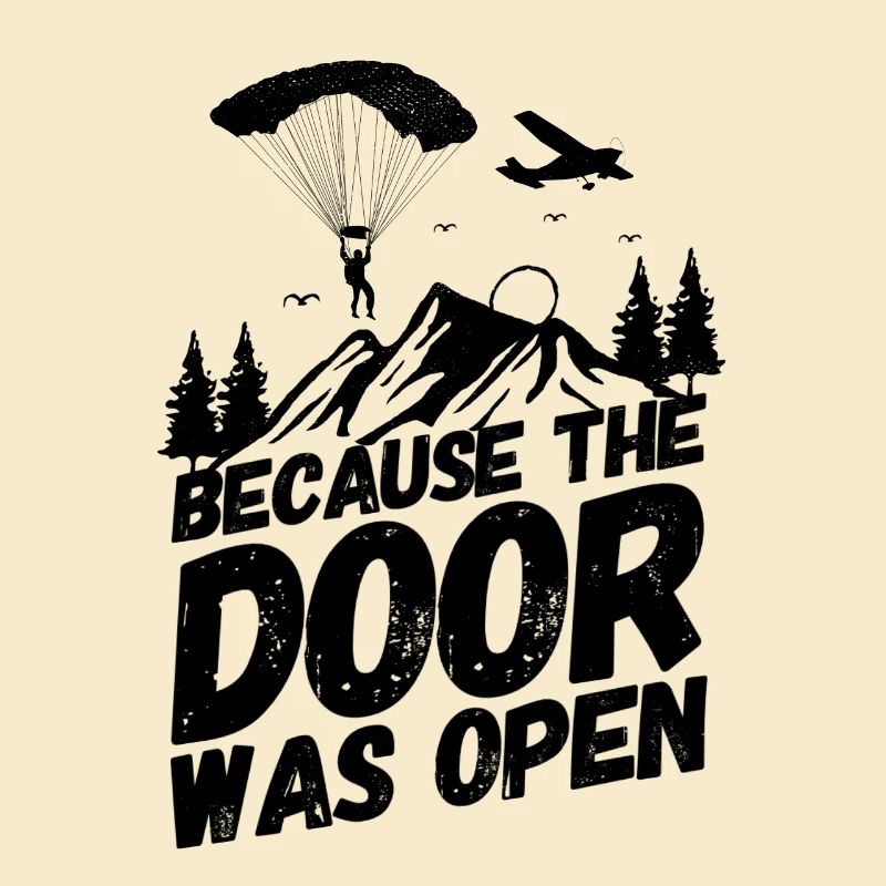 Parachute skydiving open