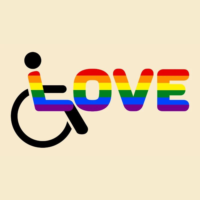 Rollstuhl Love Behindert