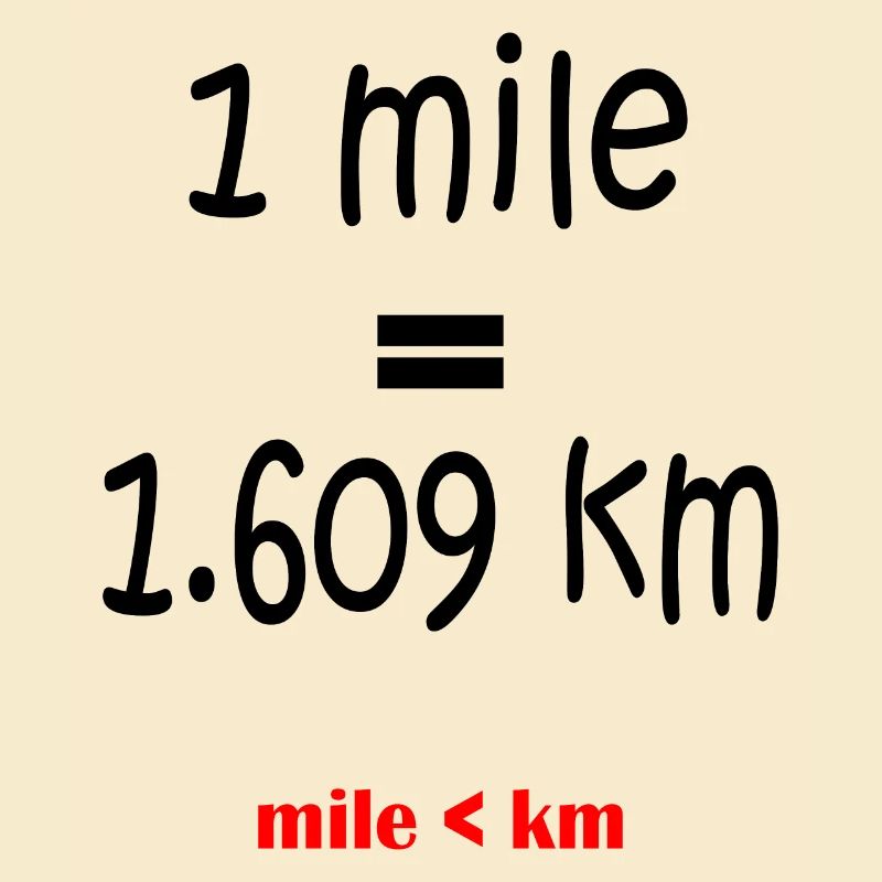 Was ist länger eine Meile oder ein Kilometer