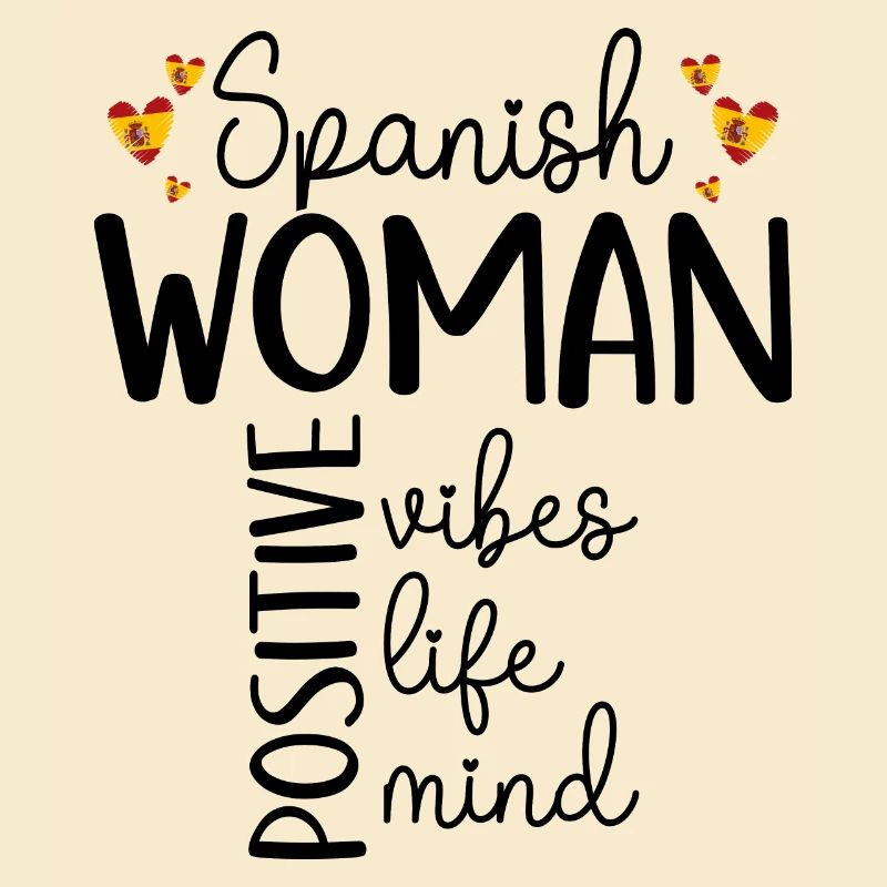 Positives Mädchen Spanierin