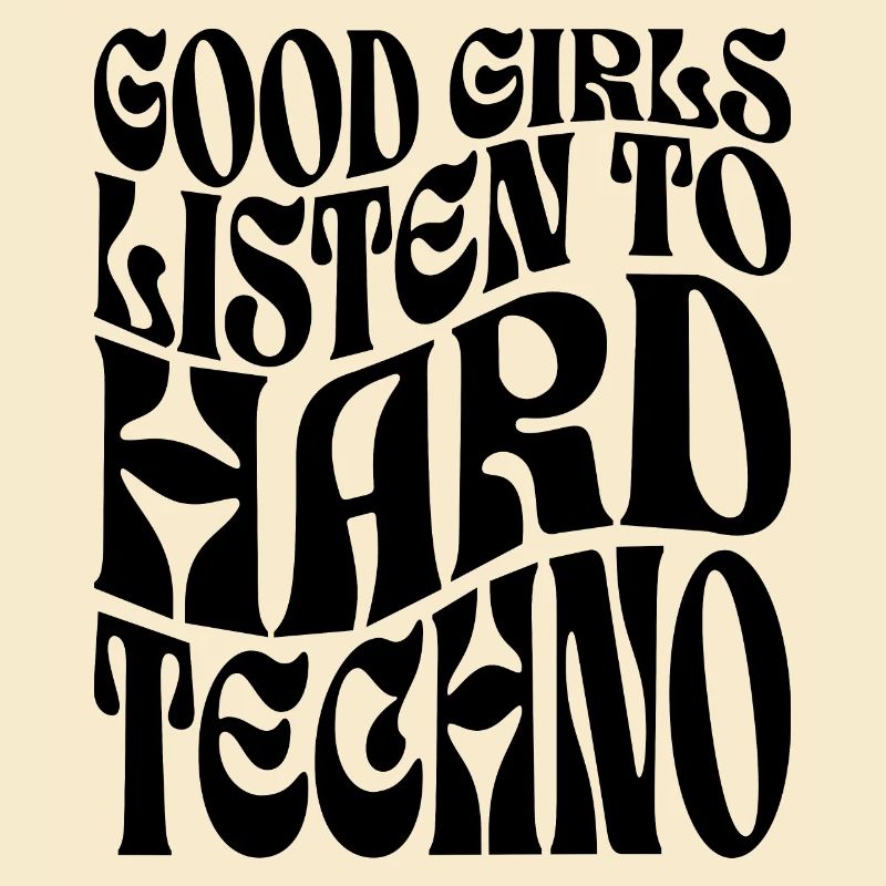 Filles Écoutent De La Hard Techno EDM