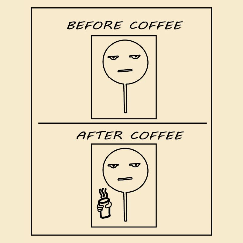 Before Coffee/ After Coffee