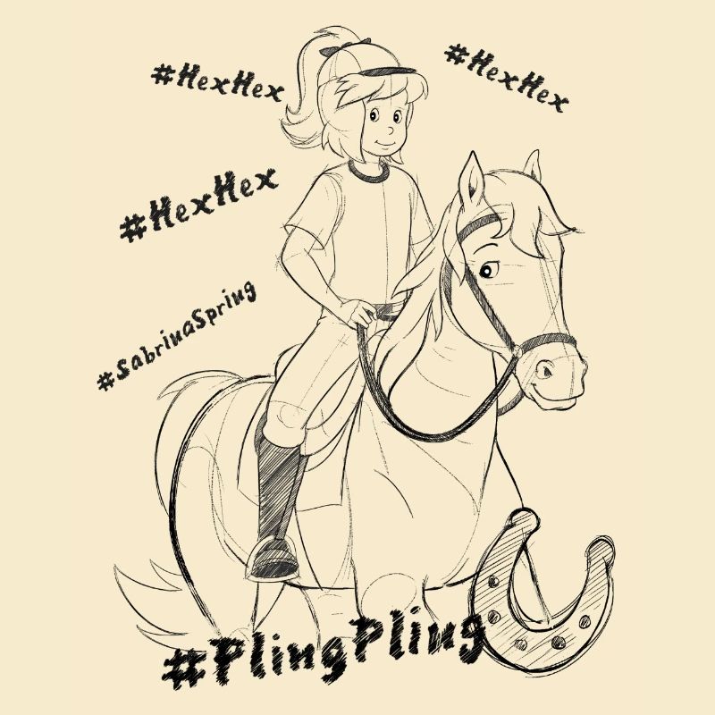 Bibi on Sabrina Line Art #PlingPling