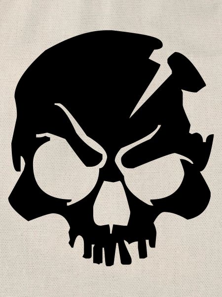 skull design bone