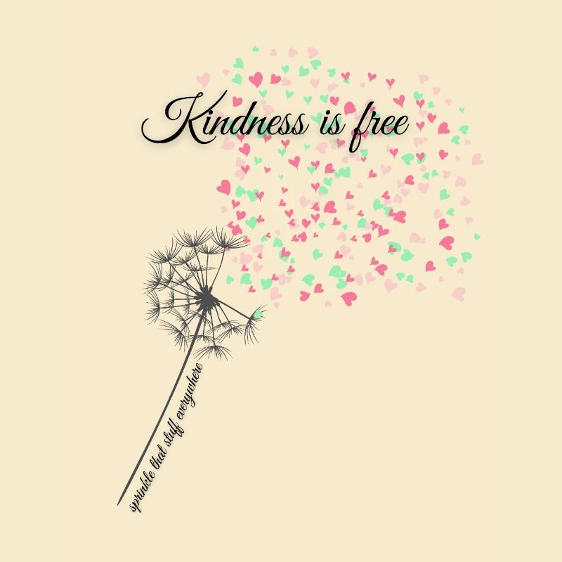 Spread kindness, like confetti