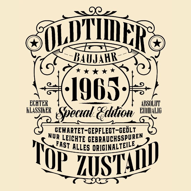 Oldtimer 1965 geboren Geburtstag Geschenk