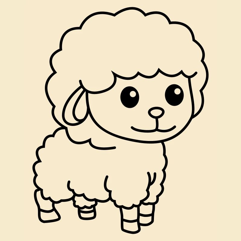 Mouton Comic Animal